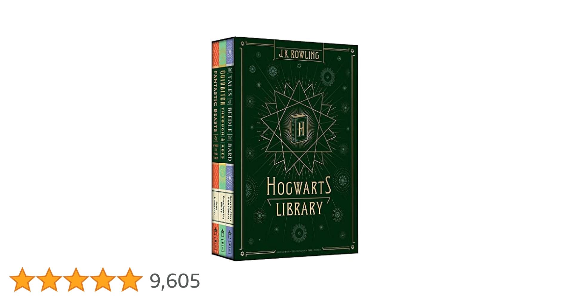 Redesigned Hogwarts Library boxed set from Arthur A. Levine